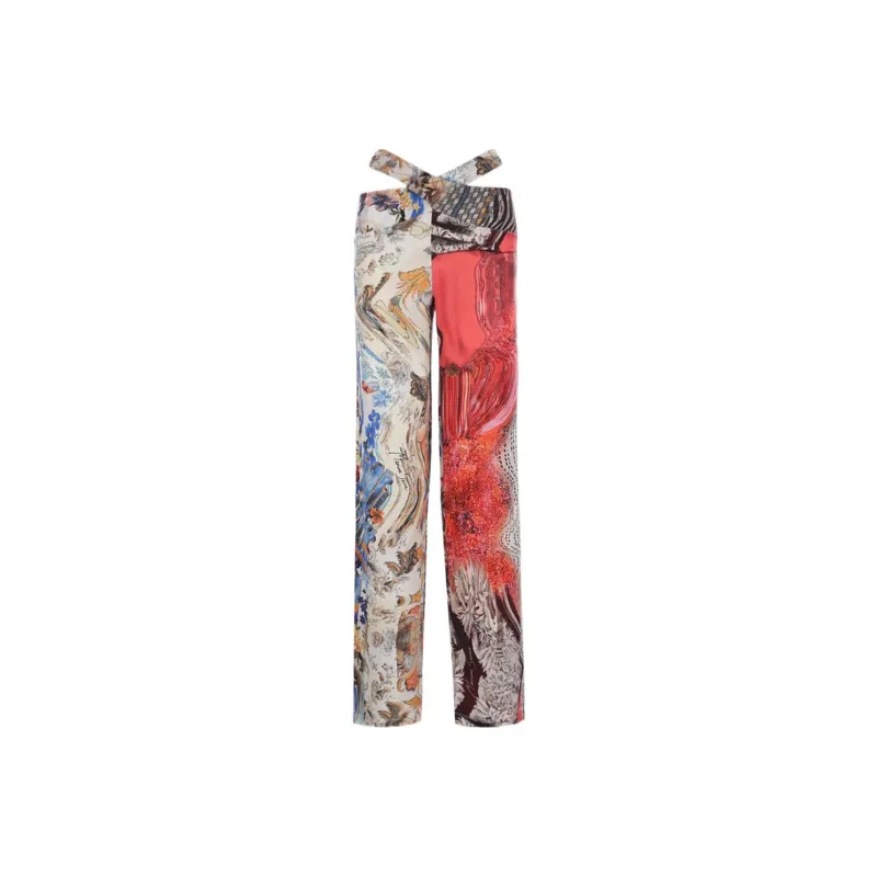Marine Serre Casual Pants Women's Multicolor-0