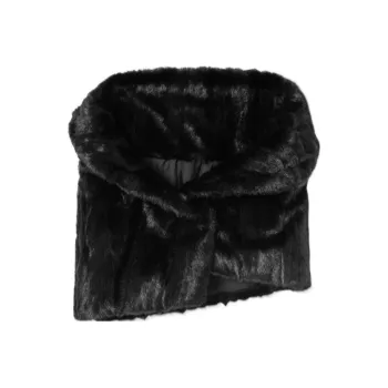 VERSACE FW23 Velvet-feel Coat Women's Black