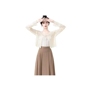 Mu Xiao Xin Knitwear Women's Apricot