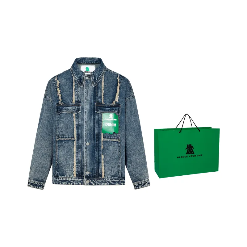 PLUSONEONE+ Denim Jacket Women's Dark Cyan-2