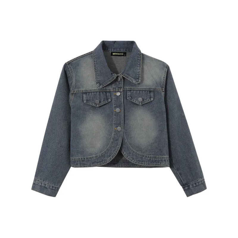 MRR&CO. Denim Jacket Women's Vintage Blue-0