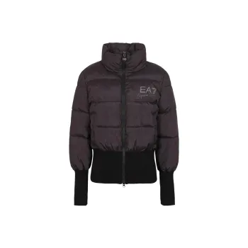 EMPORIO ARMANI EA7 Puffer Jacket Women's Black
