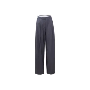 ANN ANDELMAN High Rise Casual Pants Women's Gray