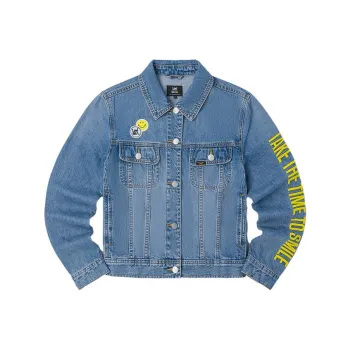 Lee x Smiley Denim Jacket Women's Light Blue