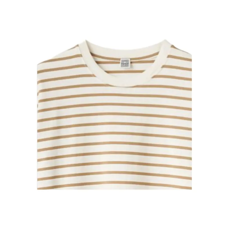 TOTEME Striped Cotton T-shirt-2