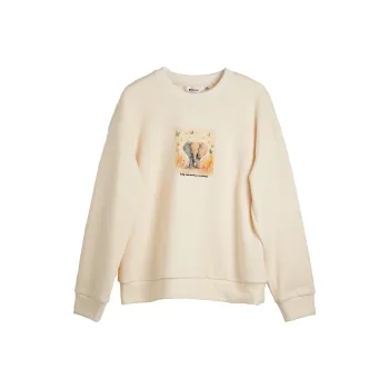 Olrain Sweatshirt Women's Cream Apricot