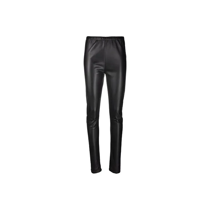 MM6 Maison Margiela Faux leather Leggings-0