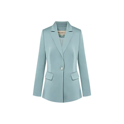 BBLLUUEE Business Suit Women's Morning Sky Green