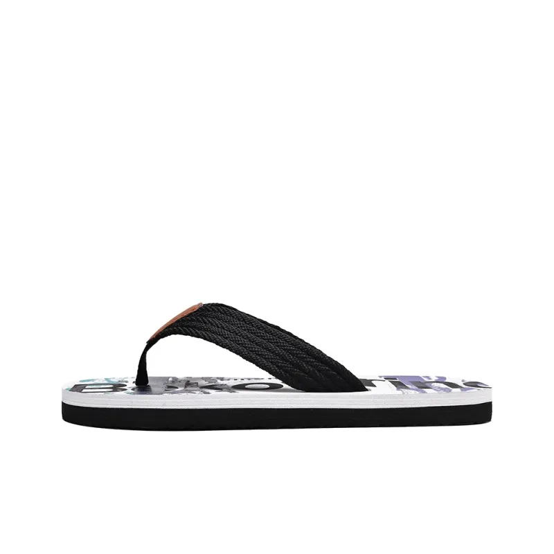 NANJIREN Woven Quiet Odor Resistant Abrasion Resistant Slip Resistant Antibacterial Flip Flops Men's-6