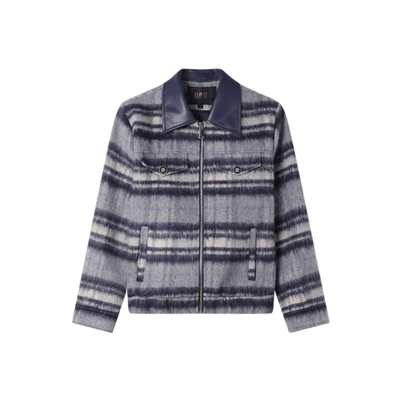 LOUISY AO Cropped Coats Women's Blue-0