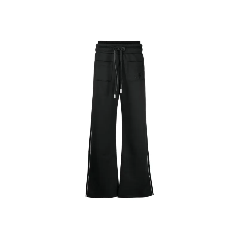 OFF WHITE Logo Embroidered Drawstring Pants-0
