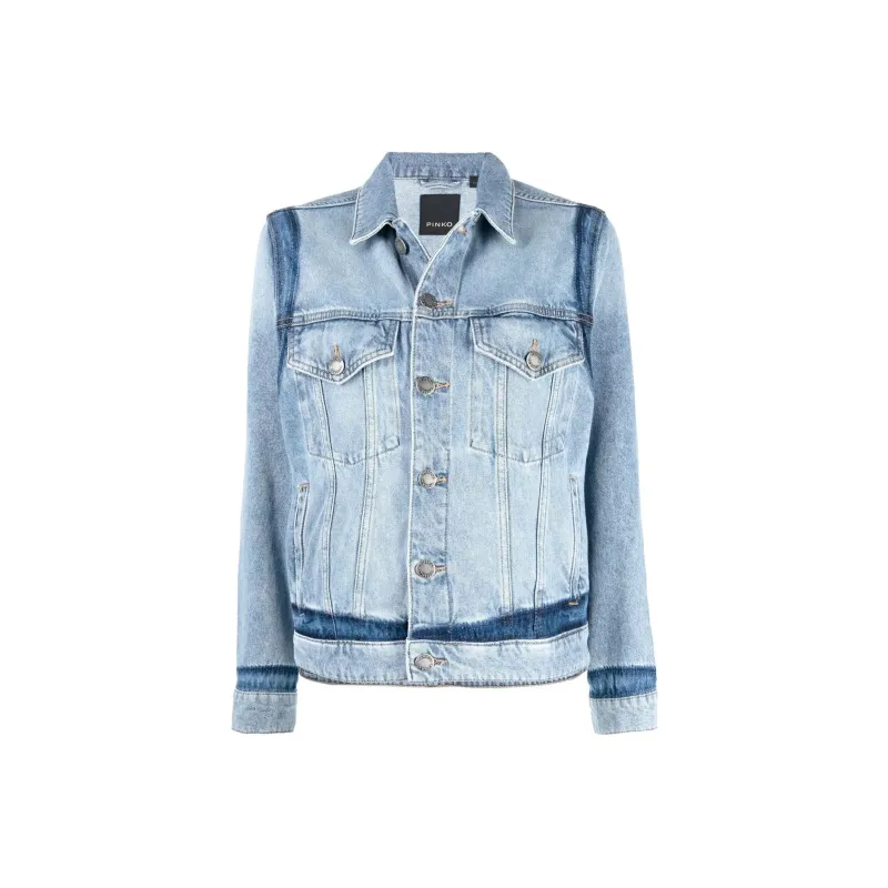 PINKO Denim Jackets Women's Blue-0