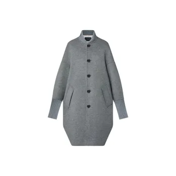 LOUIS VUITTON Slouchy Long Bomber Coat