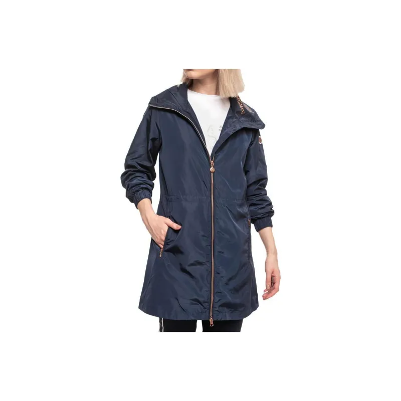 EMPORIO ARMANI Trench Coat Women's Blue-0