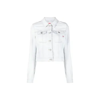 DIESEL Denim Jackets Women's White
