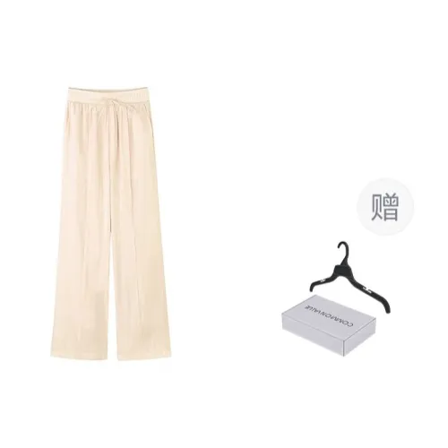 COMMON VALUE 'Riverbank La Jetee' Casual Pants Women's Fairy Hermitage Green
