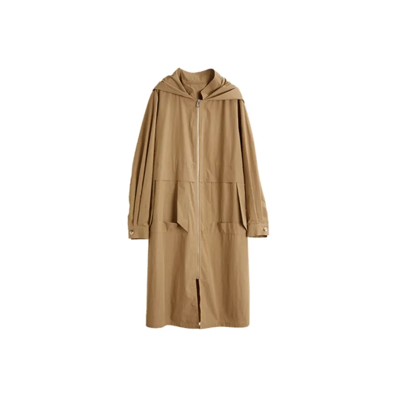 ELLE Trench Coats Women's-0