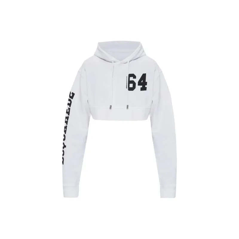 DSQUARED 2 Dyed Cool Cropped Fit Hoodie-0