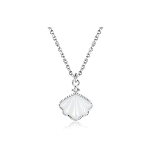 QMYS 999 Fine Silver Sterling Silver Necklaces Women's