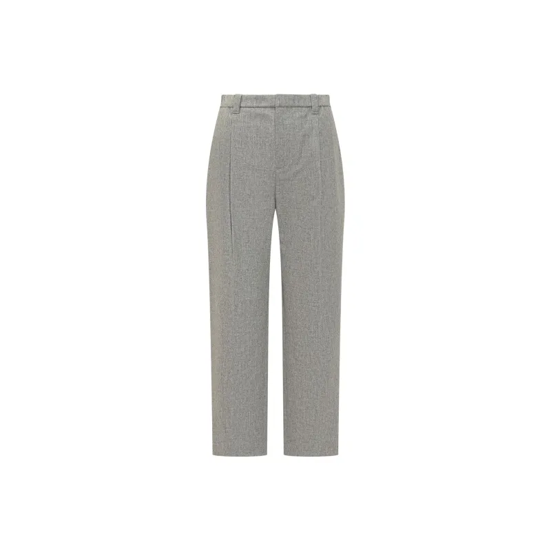 Brunello Cucinelli Pressed Crease Straight Leg Pants-0