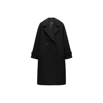 ZARA Coats Women's Black