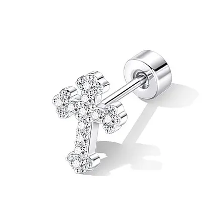 LNIEER Titanium Steel Stud Earrings Women's-0