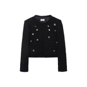 D'zzit Cropped Coat Women's Black