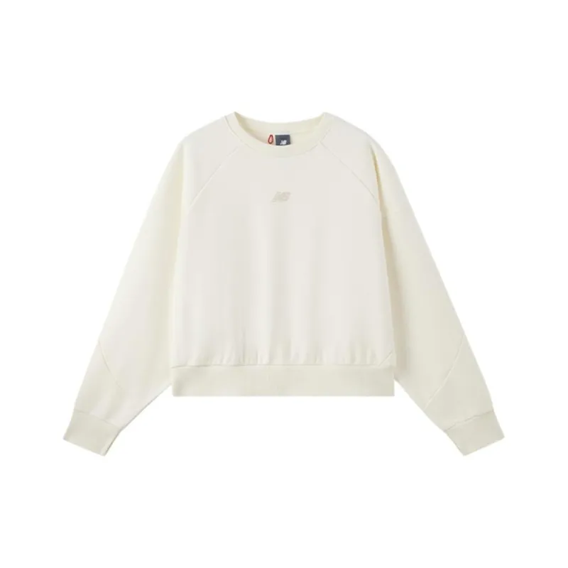 New Balance Sweatshirt Women's Ivory White-0