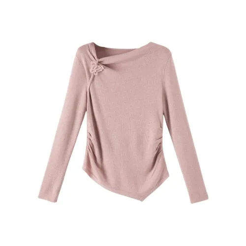 Late White Knitwear Women's Pink