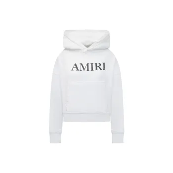 AMIRI Logo Printed Long Sleeved Hoodie