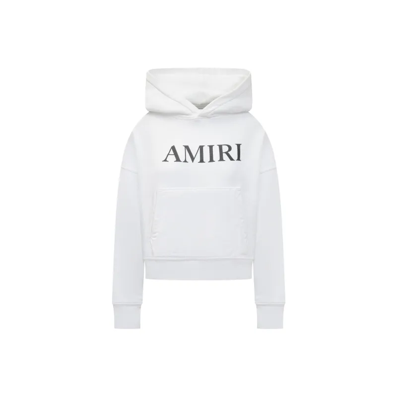 AMIRI Logo Printed Long Sleeved Hoodie-0