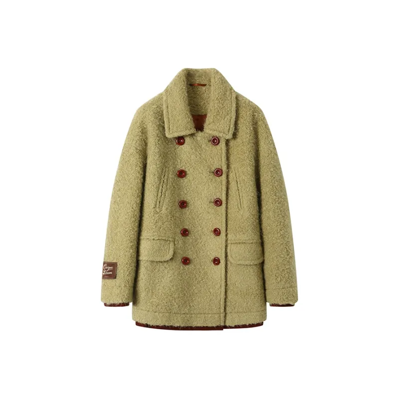 GREEN BELT Coats Women's Avocado Green-0