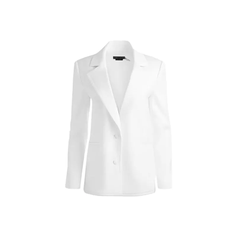 ALICE+OLIVIA Shan Shoulder pad Roll sleeve Blazer-0