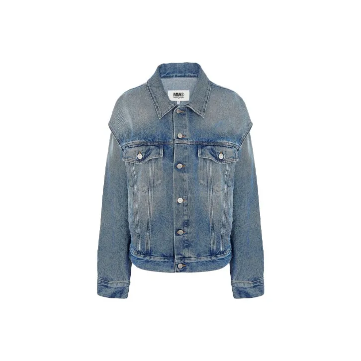 MM6 Maison Margiela Denim Jackets Women's Blue-0