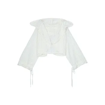 Snbl Cropped Coats Women's White