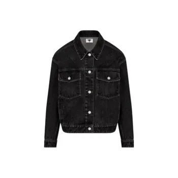 DIOR SS23 Denim Jacket Women's Black
