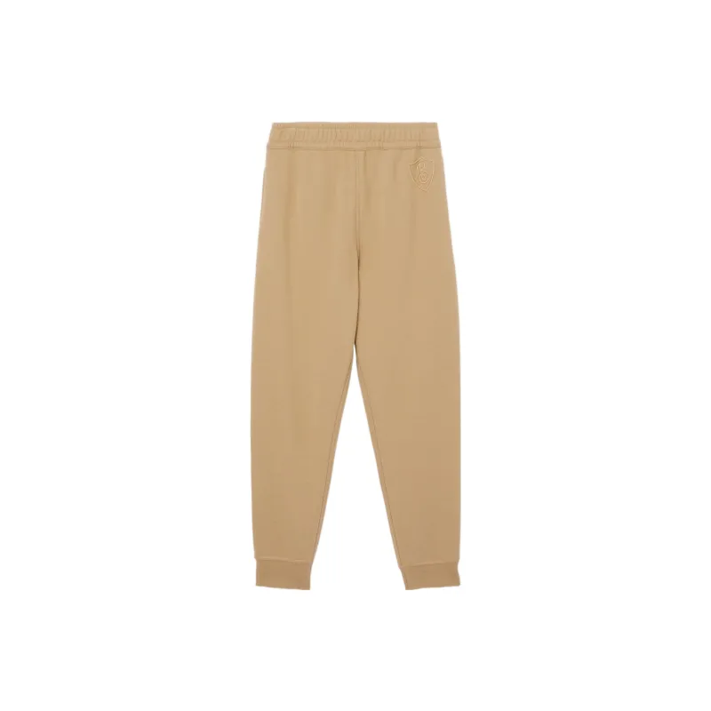 Burberry Logo Patch Cotton Track Pants-0