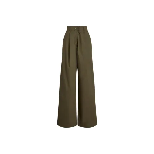 SCANLAN THEODORE Pleat Cargo Trouser Casual Pants Women's Jungle/Forest Green