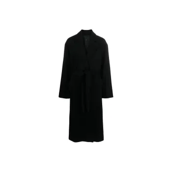 NILI LOTAN Fabien Belted Wrap Maxi Coat