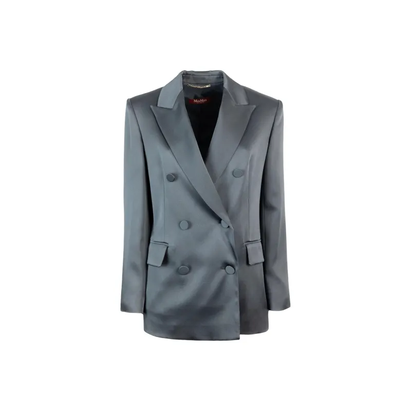 MaxMara Teiera Double Breasted Blazer-0