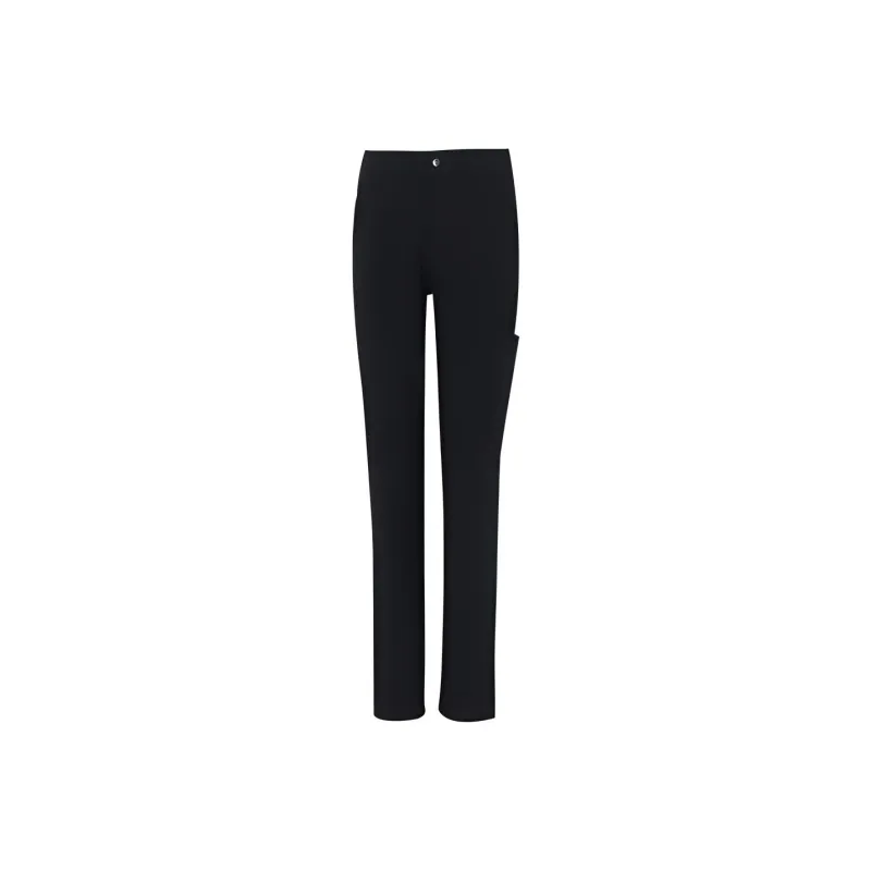 Columbia Straight Thickened And Fleece-Lined Casual Pants Winter Women's Black-0