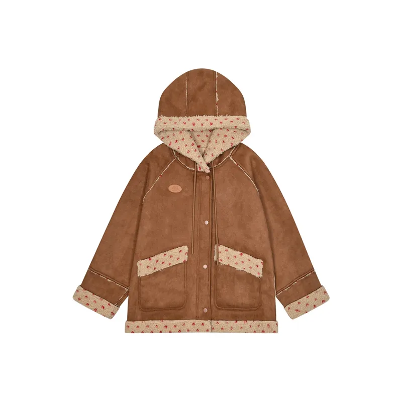 Umoumo Coats Women's Brown-0