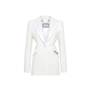 PHILIPP PLEIN Cut out Satin Blazer