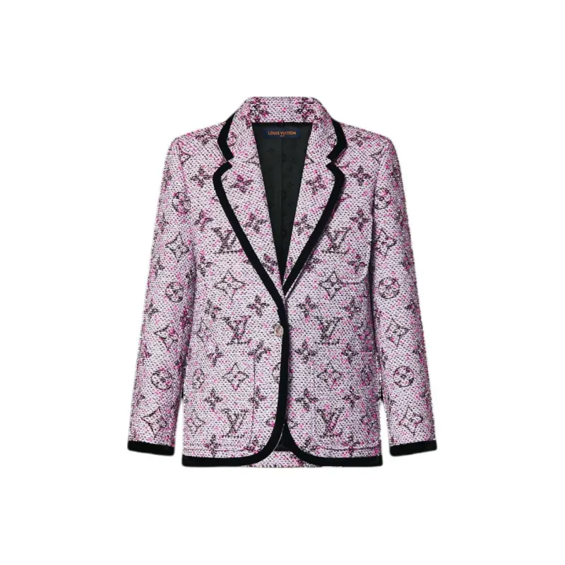 LOUIS VUITTON FW24 Business Suit Coat Women's Purple-0