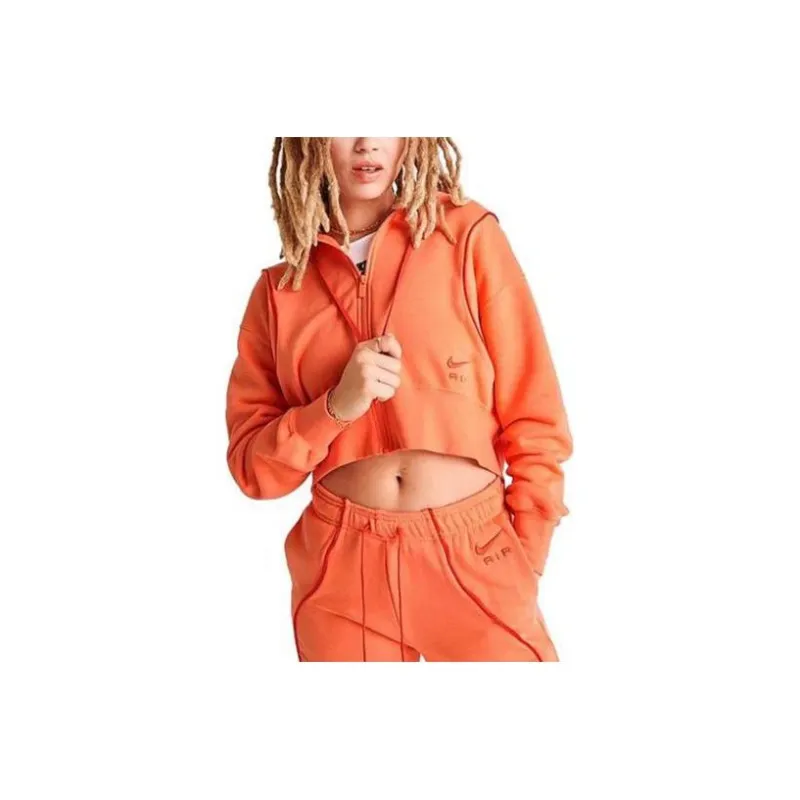 Nike Cropped Coats Women's Orange-0