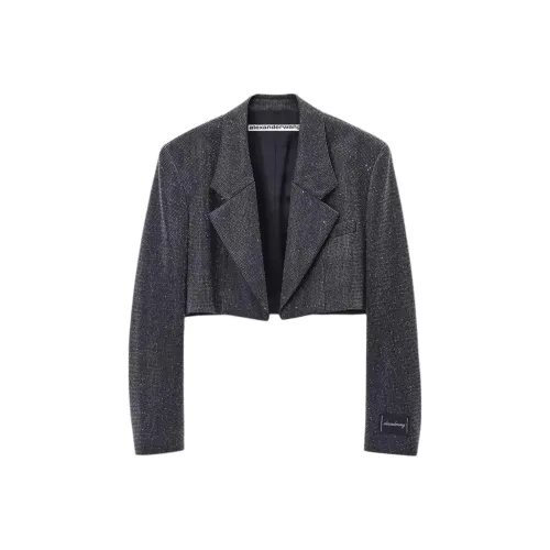 Alexander Wang Cropped Wool Blazer