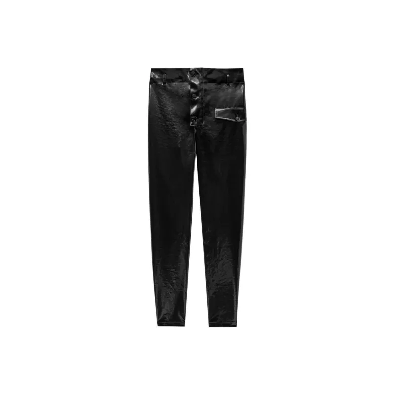 SAINT LAURENT Paperbag High-Rise Trousers-0