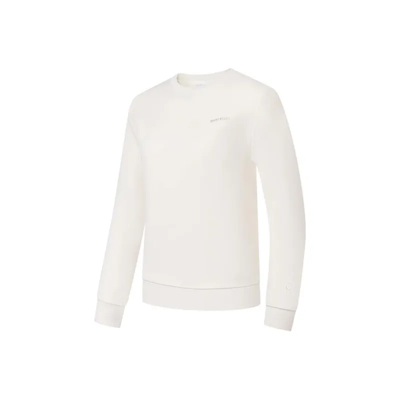 QIAODAN Sports Life Collection Sweatshirt Women's Cream White-0