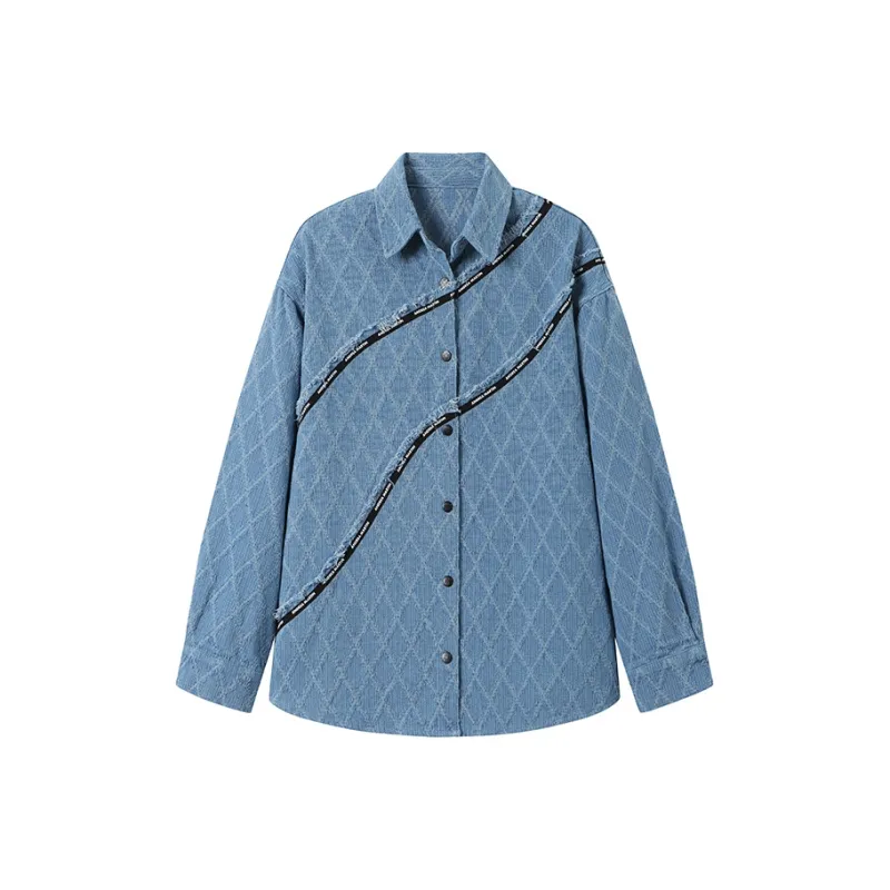 ANDREA MARTIN Denim Jacket Women's Blue-0