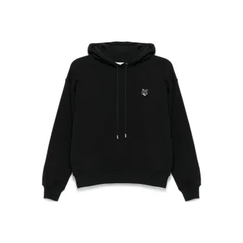 Maison Kitsune Bold Fox Patch Drawstring Hoodie